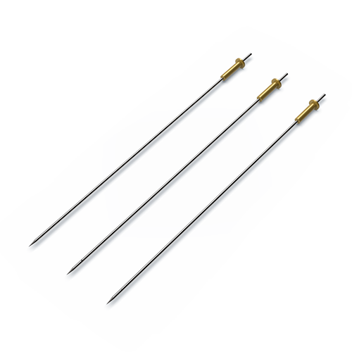 Needles Liquid D-140 10ul.028&quot; x .019&quot; x 2.5&quot; (22 gauge) side port taper pkg/3