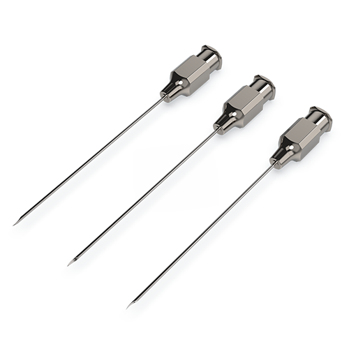 Luer Needles A-2,C,&amp; D, .028&quot; x .005&quot; x 2&quot; (22 gauge) bevel open end pkg/3